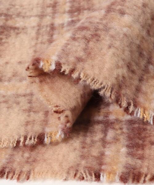 URBAN RESEARCH Sonny Label（アーバンリサーチサニーレーベル）の「オンブレチェックボリュームマフラー（マフラー・レディース・ブルー系その他/ブラウン系その他/ホワイト系その他・ONE）」の15枚目の写真