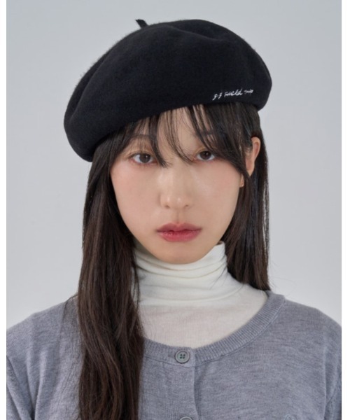 3.3 Field Trip （3.3フィールドトリップ）の「【UNISEX】3.3 Field Trip／レター ベレー 2995795（ハンチング/ベレー帽・レディース・ブラウン/ブラック・FREE）」の2枚目の写真