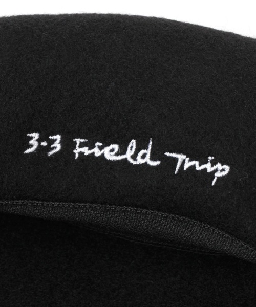3.3 Field Trip （3.3フィールドトリップ）の「【UNISEX】3.3 Field Trip／レター ベレー 2995795（ハンチング/ベレー帽・レディース・ブラウン/ブラック・FREE）」の7枚目の写真