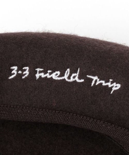 3.3 Field Trip （3.3フィールドトリップ）の「【UNISEX】3.3 Field Trip／レター ベレー 2995795（ハンチング/ベレー帽・レディース・ブラウン/ブラック・FREE）」の11枚目の写真