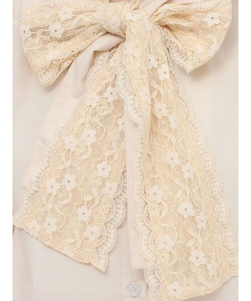 merry jenny（メリージェニー）の「lace ダブルボウタイブラウス（シャツ/ブラウス・レディース・オフホワイト/ブラック/アイボリー・FREE）」の21枚目の写真