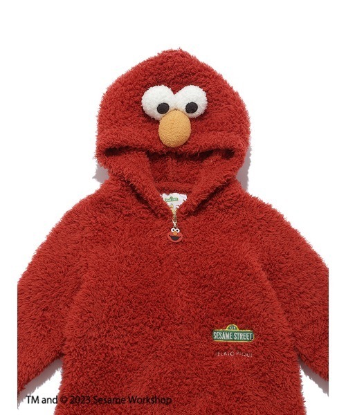 ジェラートピケ エルモロンパース 80サイズ Amazon.co.jp: [ジェラート ピケ] BABY【SESAME STREET】 エルモ