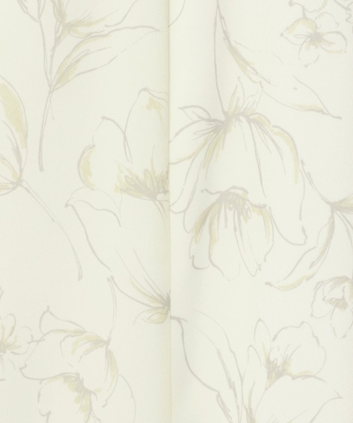 mysty woman（ミスティウーマン）の「フラワープリントフレアスカート 996666（スカート・レディース・アイボリー/ブラック/ピンクベージュ・FREE）」の16枚目の写真