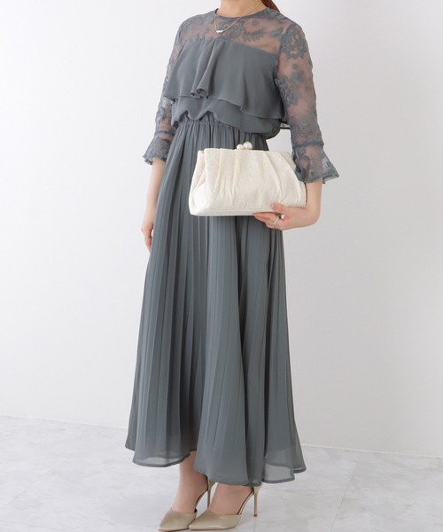 Lace Ladies(レースレディース)の「総レース パール がま口 クラッチ バッグ(クラッチバッグ・レディース・アイボリー/ブラック・FREE)」の15枚目の写真