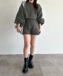ニットショートパンツ【ZOZOTOWN限定アイテム】【SETUP着用可能】