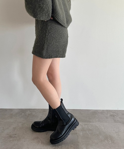 apres jour mignon(アプレジュールミニョン)の「ニットショートパンツ【ZOZOTOWN限定アイテム】【SETUP着用可能】(その他パンツ・レディース・グレー/ブルー/ブラック・フリー/X-LARGE)」の7枚目の写真