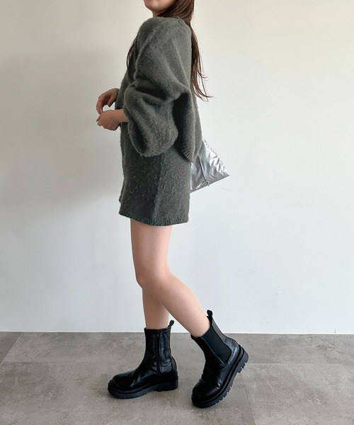 apres jour mignon(アプレジュールミニョン)の「ニットショートパンツ【ZOZOTOWN限定アイテム】【SETUP着用可能】(その他パンツ・レディース・グレー/ブルー/ブラック・フリー/X-LARGE)」の10枚目の写真