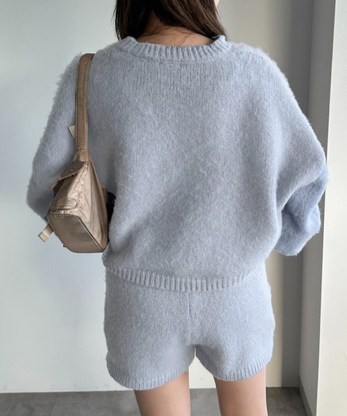 apres jour mignon(アプレジュールミニョン)の「ニットショートパンツ【ZOZOTOWN限定アイテム】【SETUP着用可能】(その他パンツ・レディース・グレー/ブルー/ブラック・フリー/X-LARGE)」の14枚目の写真