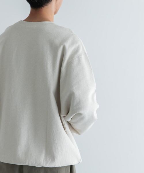 FORK&SPOON（フォークアンドスプーン）の「FORK&SPOON　スーピマコットン混反毛クルーネックスウェット（スウェット・メンズ・ライトブルー/アイボリー/チャコールグレー・4/5）」の18枚目の写真