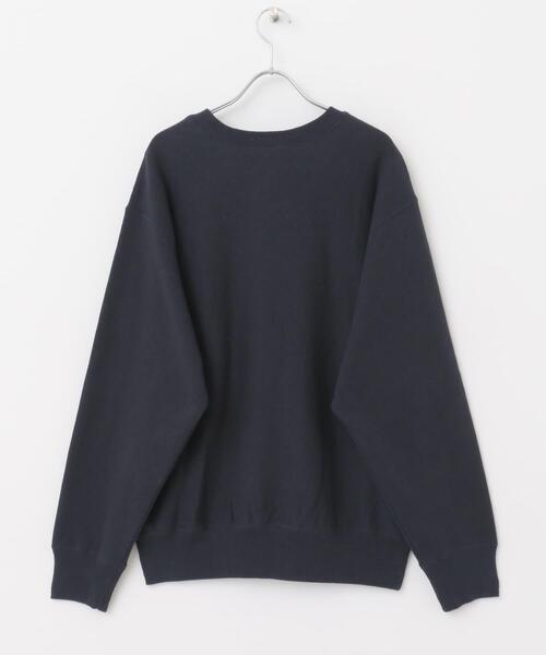 FORK&SPOON（フォークアンドスプーン）の「FORK&SPOON　スーピマコットン混反毛クルーネックスウェット（スウェット・メンズ・ライトブルー/アイボリー/チャコールグレー・4/5）」の4枚目の写真