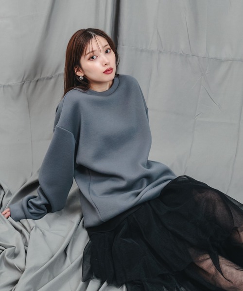 LEANN MOMENT（リーンモーメント）の「Asymmetry tulle skirt（スカート・レディース・ホワイト/ブラック・SMALL/MEDIUM）」の17枚目の写真