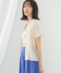 Ray BEAMS | Ray BEAMS / シャーリング メローシャツ(シャツ/ブラウス)