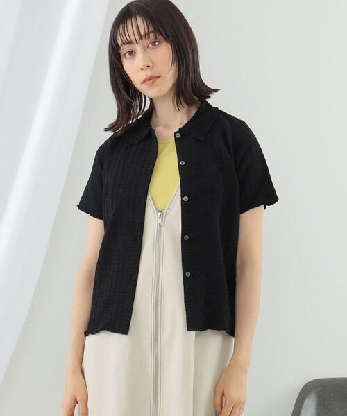 Ray BEAMS（レイビームス）の「Ray BEAMS / シャーリング メローシャツ（シャツ/ブラウス・レディース・ピンク/ブラック/オフホワイト・ONE SIZE）」の12枚目の写真