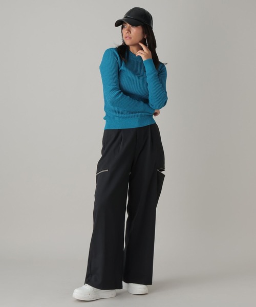 FOREVER 21(フォーエバー トゥエンティーワン)の「【2024SS】サイドスリットパンツ(その他パンツ・レディース・ブラック/グレー/グリーン・SMALL/MEDIUM)」の9枚目の写真