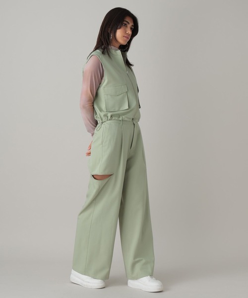 FOREVER 21(フォーエバー トゥエンティーワン)の「【2024SS】サイドスリットパンツ(その他パンツ・レディース・ブラック/グレー/グリーン・SMALL/MEDIUM)」の7枚目の写真