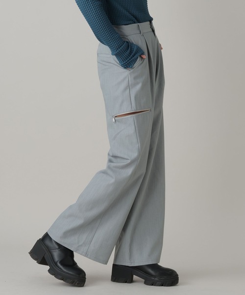 FOREVER 21(フォーエバー トゥエンティーワン)の「【2024SS】サイドスリットパンツ(その他パンツ・レディース・ブラック/グレー/グリーン・SMALL/MEDIUM)」の14枚目の写真