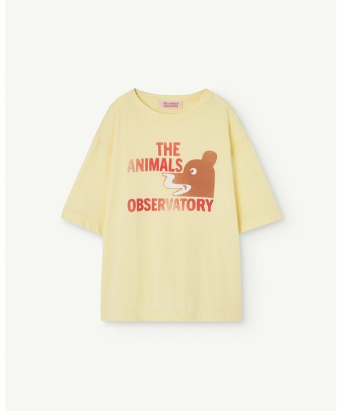 The animals observatory（ジ・アニマルズ・オブザーバトリー）の「The Animals Observatory / オーバーサイズTシャツ（Tシャツ/カットソー・キッズ・ホワイト/ブルー/ライトイエロー/レッド・4Y/6Y/8Y/10Y/3Y/12Y/2Y）」の3枚目の写真