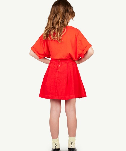 The animals observatory（ジ・アニマルズ・オブザーバトリー）の「The Animals Observatory / オーバーサイズTシャツ（Tシャツ/カットソー・キッズ・ホワイト/ブルー/ライトイエロー/レッド・4Y/6Y/8Y/10Y/3Y/12Y/2Y）」の6枚目の写真