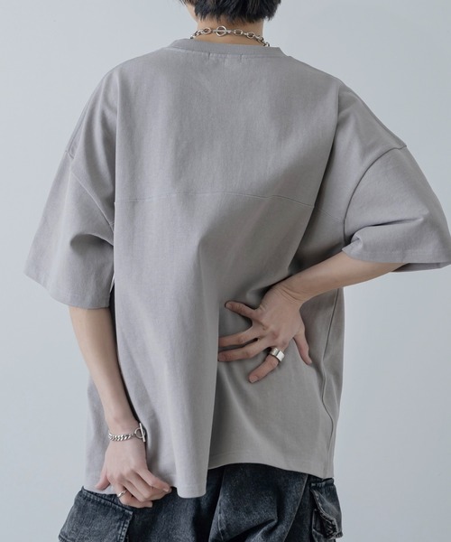 INTER FACTORY（インターファクトリー）の「しの - Heavy Weight Half Sleeve Tee / ヘビーウェイトハーフスリーブTシャツ　made in INTER FACTORY（Tシャツ/カットソー・メンズ・ホワイト/グレー/ブラック/チャコールグレー/ブルー・MEDIUM/LARGE/SMALL）」の17枚目の写真