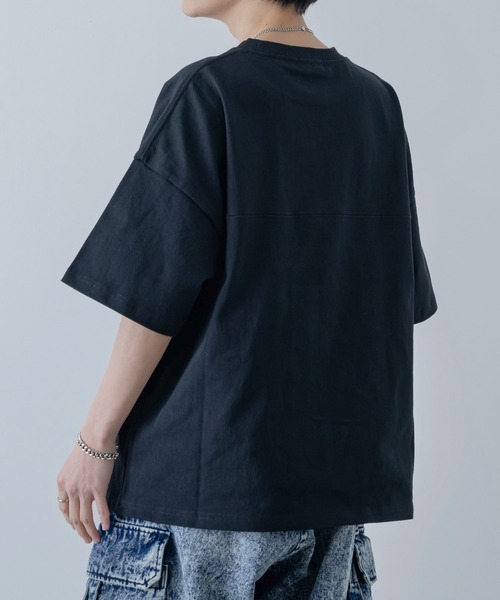 INTER FACTORY（インターファクトリー）の「しの - Heavy Weight Half Sleeve Tee / ヘビーウェイトハーフスリーブTシャツ　made in INTER FACTORY（Tシャツ/カットソー・メンズ・ホワイト/グレー/ブラック/チャコールグレー/ブルー・MEDIUM/LARGE/SMALL）」の11枚目の写真