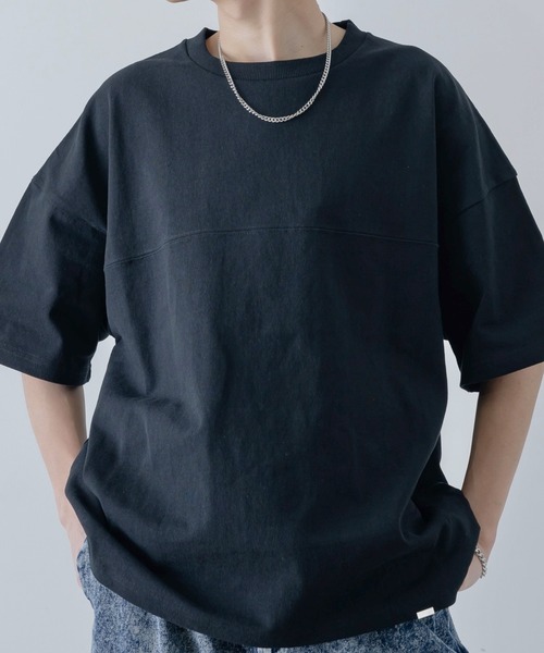 INTER FACTORY（インターファクトリー）の「しの - Heavy Weight Half Sleeve Tee / ヘビーウェイトハーフスリーブTシャツ　made in INTER FACTORY（Tシャツ/カットソー・メンズ・ホワイト/グレー/ブラック/チャコールグレー/ブルー・MEDIUM/LARGE/SMALL）」の14枚目の写真