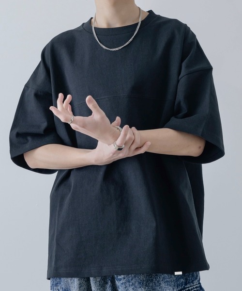 INTER FACTORY（インターファクトリー）の「しの - Heavy Weight Half Sleeve Tee / ヘビーウェイトハーフスリーブTシャツ　made in INTER FACTORY（Tシャツ/カットソー・メンズ・ホワイト/グレー/ブラック/チャコールグレー/ブルー・MEDIUM/LARGE/SMALL）」の15枚目の写真