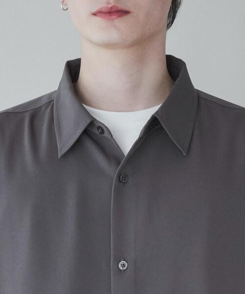 LUCY（ルーシー）の「LUCY/トロミBIGシャツ（シャツ/ブラウス・メンズ・ライトベージュ/ブラック/ダークグレー・MEDIUM/LARGE）」の20枚目の写真