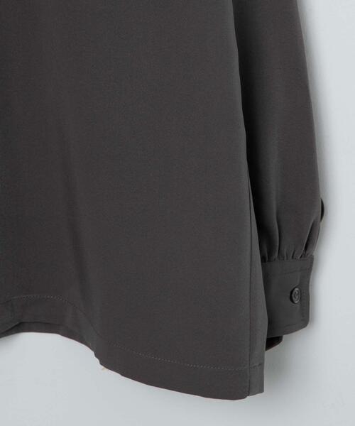 LUCY（ルーシー）の「LUCY/トロミBIGシャツ（シャツ/ブラウス・メンズ・ライトベージュ/ブラック/ダークグレー・MEDIUM/LARGE）」の14枚目の写真