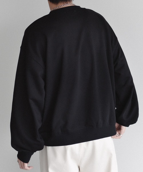 epnok（エプノック）の「アメリカンフラッグルーズスウェット（スウェット・メンズ・グレー/ブラック/ネイビー・SMALL/MEDIUM/LARGE）」の21枚目の写真