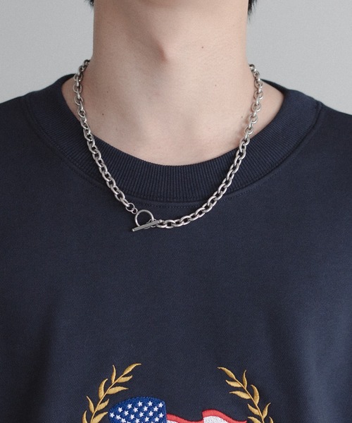 epnok（エプノック）の「アメリカンフラッグルーズスウェット（スウェット・メンズ・グレー/ブラック/ネイビー・SMALL/MEDIUM/LARGE）」の16枚目の写真