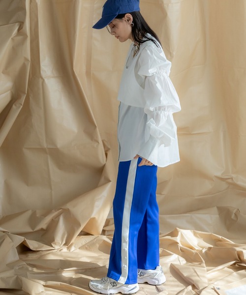 bohmal（ボマール）の「ビスチェセットパフスリーブシャツ（シャツ/ブラウス・レディース・ホワイト/ブラック・FREE）」の8枚目の写真