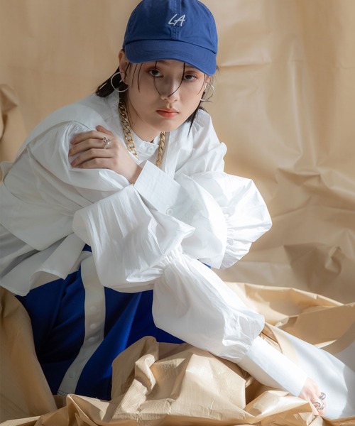 bohmal（ボマール）の「ビスチェセットパフスリーブシャツ（シャツ/ブラウス・レディース・ホワイト/ブラック・FREE）」の14枚目の写真