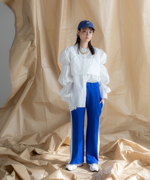 bohmal（ボマール）の「ビスチェセットパフスリーブシャツ（シャツ/ブラウス・レディース・ホワイト/ブラック・FREE）」の13枚目の写真