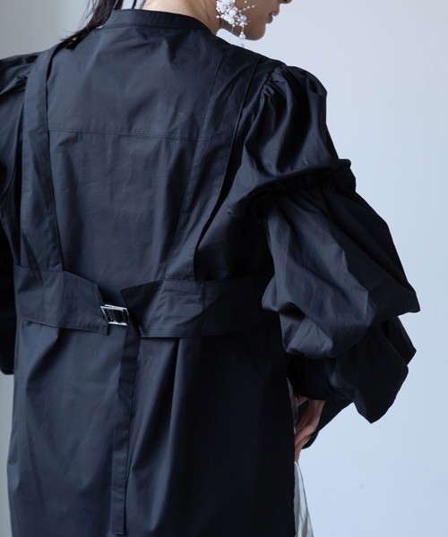 bohmal（ボマール）の「ビスチェセットパフスリーブシャツ（シャツ/ブラウス・レディース・ホワイト/ブラック・FREE）」の20枚目の写真