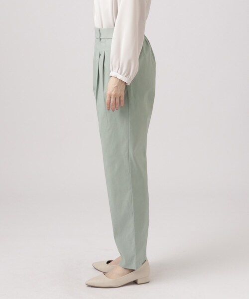 DRESKIP（ドレスキップ）の「◆【洗える】オフィスカジュアルにも モッツァレラストレッチ テーパードパンツ（その他パンツ・レディース・ブラック/ライトグレー/グリーン系・02/03/04）」の17枚目の写真