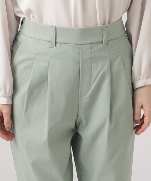 DRESKIP（ドレスキップ）の「◆【洗える】オフィスカジュアルにも モッツァレラストレッチ テーパードパンツ（その他パンツ・レディース・ブラック/ライトグレー/グリーン系・02/03/04）」の19枚目の写真