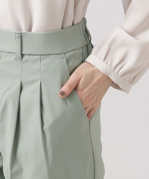 DRESKIP（ドレスキップ）の「◆【洗える】オフィスカジュアルにも モッツァレラストレッチ テーパードパンツ（その他パンツ・レディース・ブラック/ライトグレー/グリーン系・02/03/04）」の20枚目の写真