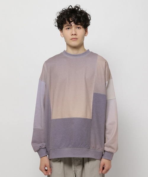 UNSTUDIED（アンスタディード）の「[UNSTUDIED]グラデブロッキングプルオーバー（Tシャツ/カットソー・メンズ・アイボリー/ブルー・LARGE/MEDIUM）」の22枚目の写真