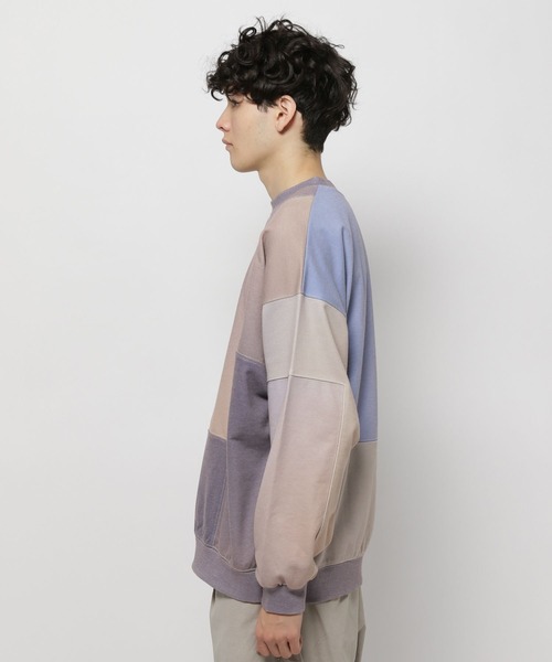 UNSTUDIED（アンスタディード）の「[UNSTUDIED]グラデブロッキングプルオーバー（Tシャツ/カットソー・メンズ・アイボリー/ブルー・LARGE/MEDIUM）」の3枚目の写真