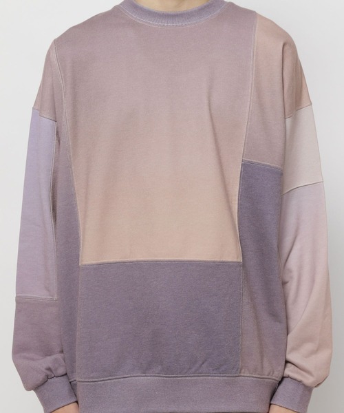 UNSTUDIED（アンスタディード）の「[UNSTUDIED]グラデブロッキングプルオーバー（Tシャツ/カットソー・メンズ・アイボリー/ブルー・LARGE/MEDIUM）」の7枚目の写真