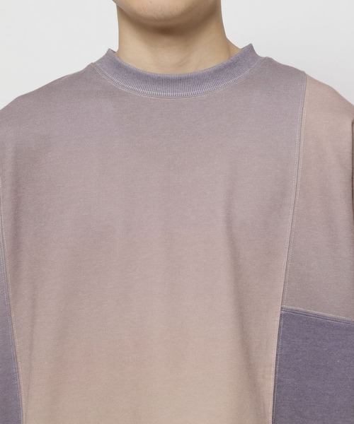 UNSTUDIED（アンスタディード）の「[UNSTUDIED]グラデブロッキングプルオーバー（Tシャツ/カットソー・メンズ・アイボリー/ブルー・LARGE/MEDIUM）」の9枚目の写真