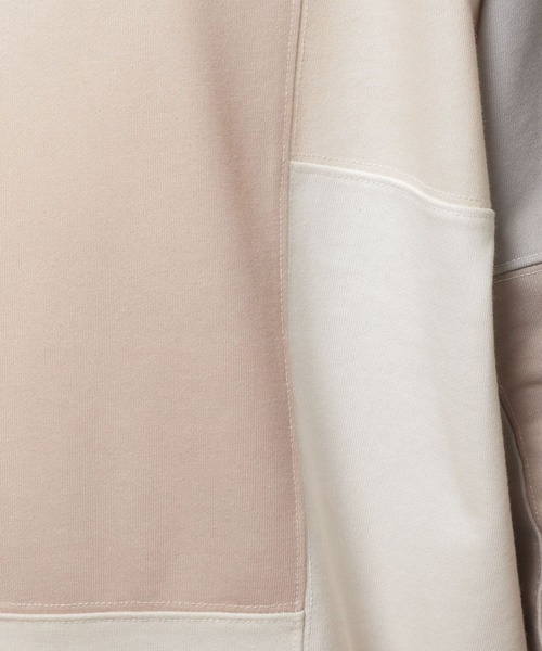 UNSTUDIED（アンスタディード）の「[UNSTUDIED]グラデブロッキングプルオーバー（Tシャツ/カットソー・メンズ・アイボリー/ブルー・LARGE/MEDIUM）」の13枚目の写真