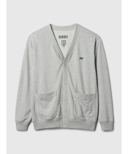 GAP（ギャップ）の「ヴィンテージソフト GAPロゴ カーディガン(ユニセックス)（カーディガン/ボレロ・メンズ・ベージュ/ネイビー/ライトグレー・S/M/L/XL/XS）」の16枚目の写真