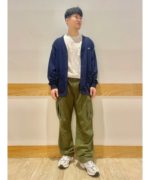 GAP（ギャップ）の「ヴィンテージソフト GAPロゴ カーディガン(ユニセックス)（カーディガン/ボレロ・メンズ・ベージュ/ネイビー/ライトグレー・S/M/L/XL/XS）」の20枚目の写真