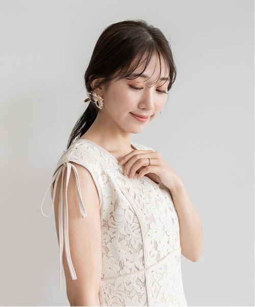 ランダ　総レース裾スカラップマキシワンピース SALE】総レース裾スカラップマキシワンピースRANDA公式サイト