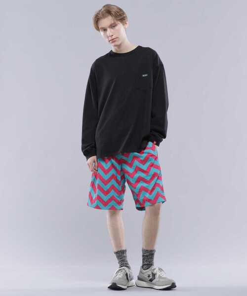 MANASTASH（マナスタッシュ）の「MANASTASH/マナスタッシュ/ZG COLOR SHORTS/ジグザクカラーショーツ（その他パンツ・メンズ・ホワイト/ブラウン/その他13/レッド・2XL/L/XL/M）」の8枚目の写真