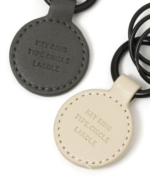 LAKOLE(ラコレ)の「PUマグネットキーホルダー / 110382(キーホルダー・レディース・ベージュ/チャコール/その他1・FREE)」の6枚目の写真