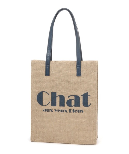 LAKOLE（ラコレ）の「縦型ジュートトート / 996447（トートバッグ・レディース・ブルー/チャコールグレー・FREE）」の3枚目の写真