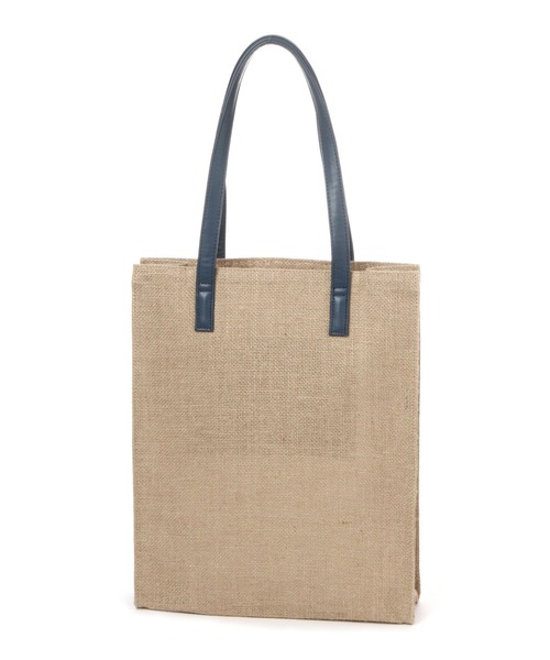 LAKOLE（ラコレ）の「縦型ジュートトート / 996447（トートバッグ・レディース・ブルー/チャコールグレー・FREE）」の5枚目の写真