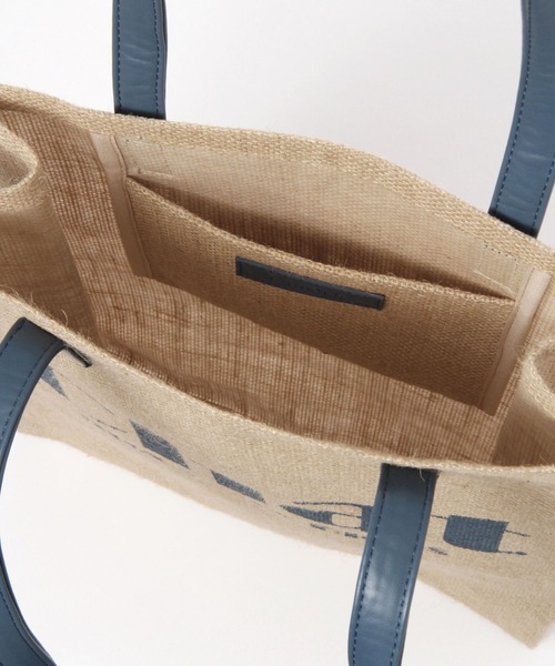 LAKOLE（ラコレ）の「縦型ジュートトート / 996447（トートバッグ・レディース・ブルー/チャコールグレー・FREE）」の10枚目の写真